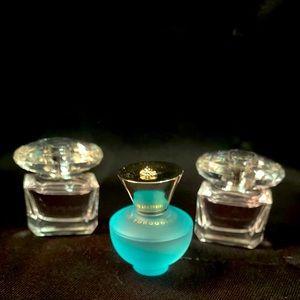 Versace minis perfume fragrance Dylan blue, bright crystal